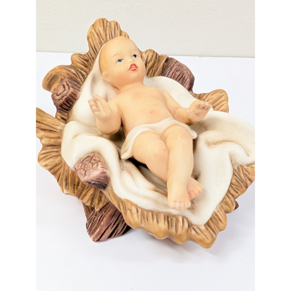 O'WELL‎ Nativity Figurine Baby Jesus Religious Christmas Nativity 4.5"L